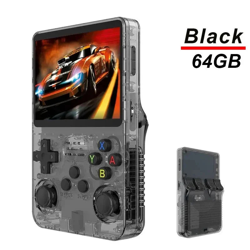 R36S Retro Handheld Game Console Open Source 128G Video Games Linux System 3.5 Inch IPS Screen Portable Pocket Video Player