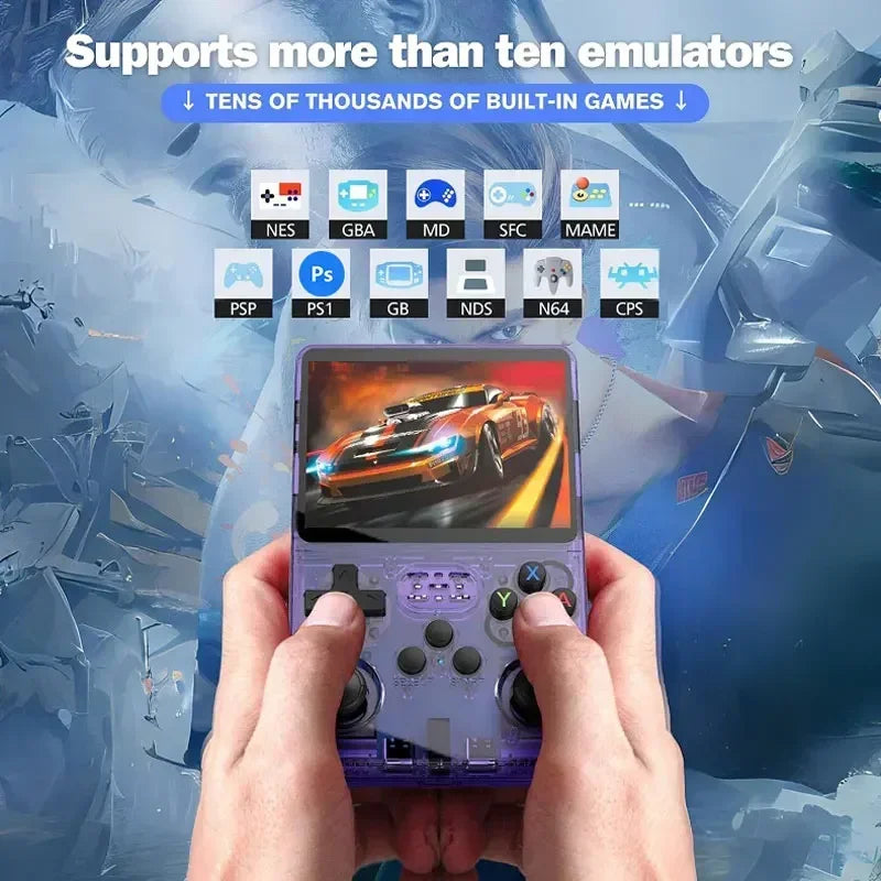 R36S Retro Handheld Game Console Open Source 128G Video Games Linux System 3.5 Inch IPS Screen Portable Pocket Video Player