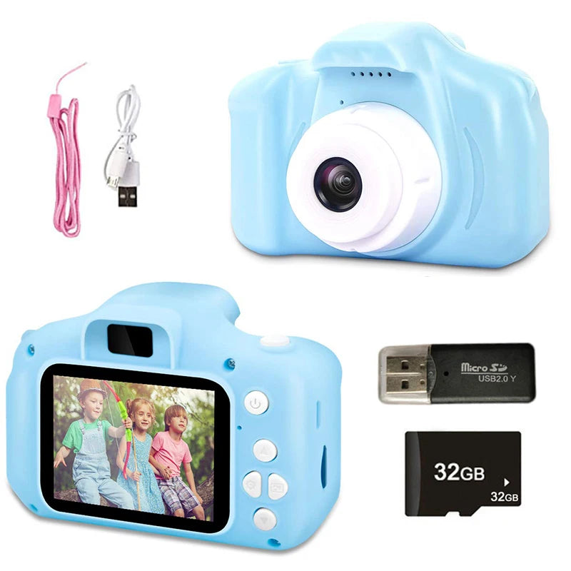 ZK30 Children's Camera Waterproof 1080P HD Screen Camera Video Toys  Kids Cartoon Cute Camera Outdoor Photography Toys