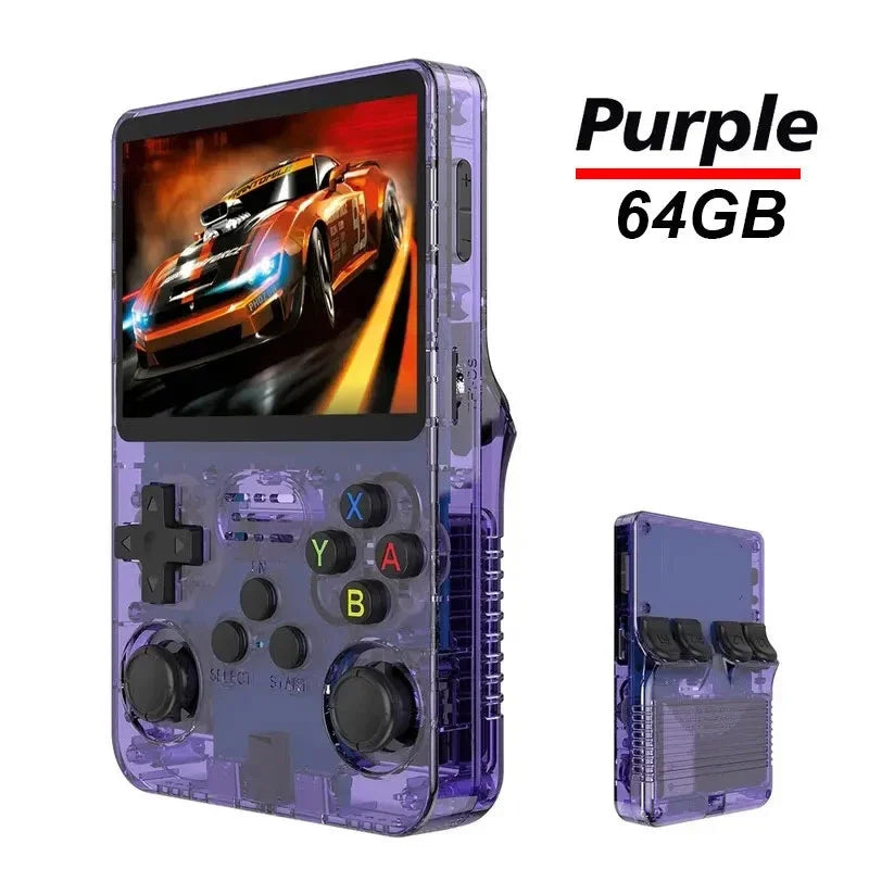 R36S Retro Handheld Game Console Open Source 128G Video Games Linux System 3.5 Inch IPS Screen Portable Pocket Video Player