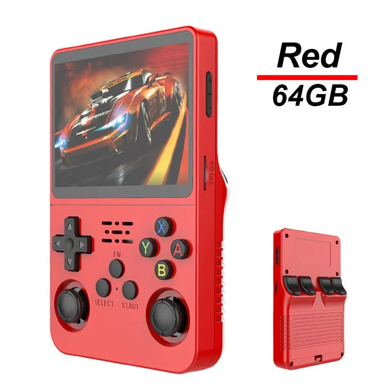 R36S Retro Handheld Game Console Open Source 128G Video Games Linux System 3.5 Inch IPS Screen Portable Pocket Video Player