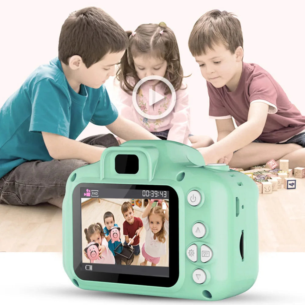 ZK30 Children's Camera Waterproof 1080P HD Screen Camera Video Toys  Kids Cartoon Cute Camera Outdoor Photography Toys