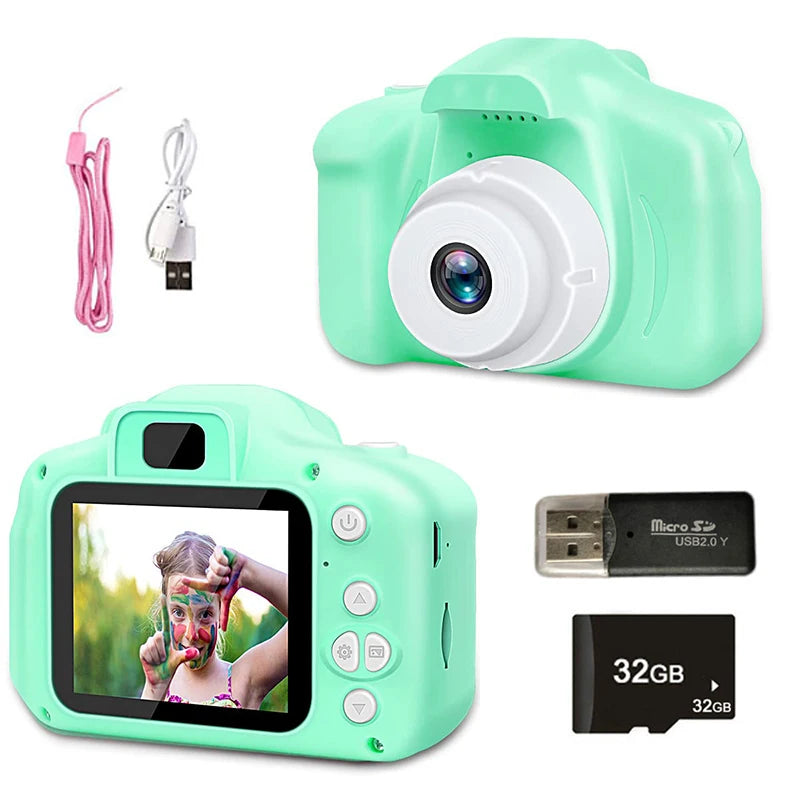 ZK30 Children's Camera Waterproof 1080P HD Screen Camera Video Toys  Kids Cartoon Cute Camera Outdoor Photography Toys