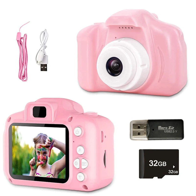 ZK30 Children's Camera Waterproof 1080P HD Screen Camera Video Toys  Kids Cartoon Cute Camera Outdoor Photography Toys